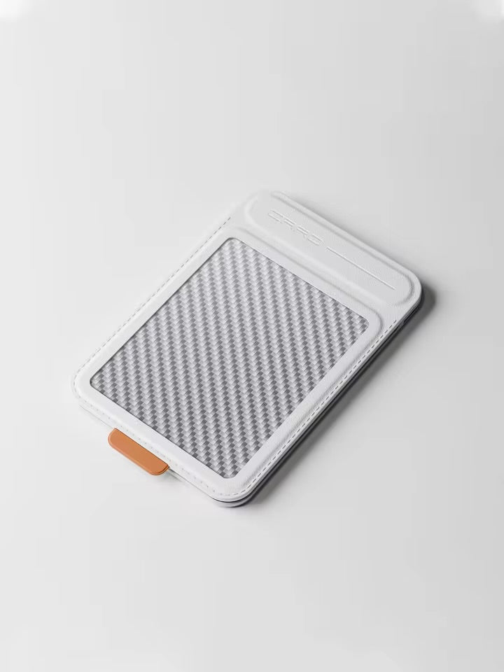Carbon fiber Magnetic mobile phone card holder MagSafe Card Holder iPhone 15 16 card holder