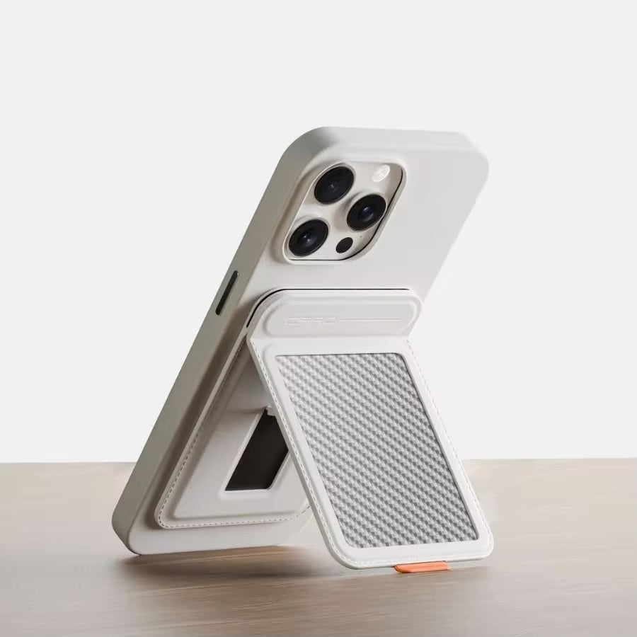 Carbon fiber Magnetic mobile phone card holder MagSafe Card Holder iPhone 15 16 card holder