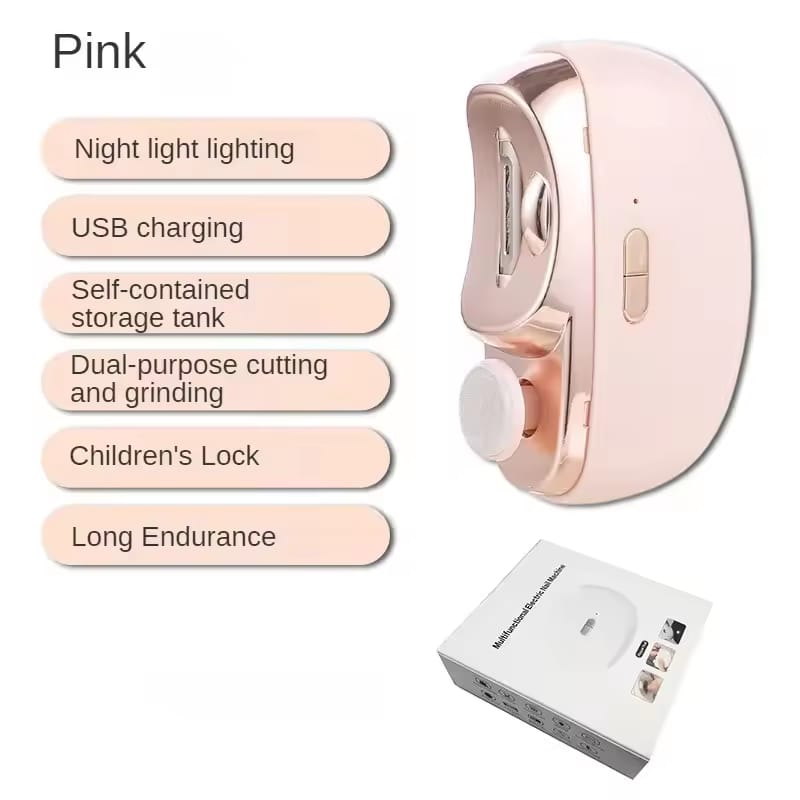 1 Pcs Electric Automatic Nail Clipper Manicure Nail Trimmer For Adult