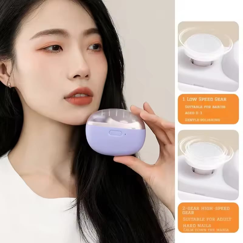 1 Pcs Electric Automatic Nail Clipper Manicure Nail Trimmer For Adult