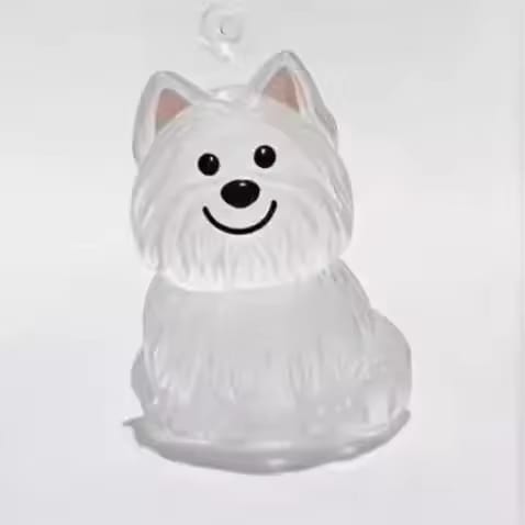 Pet Hair Memorial Resin Storage Capsule Creative Cat/Dog Hair Pendant Unique Keychain Novel Trendy Souvenir Car Decorate Gift